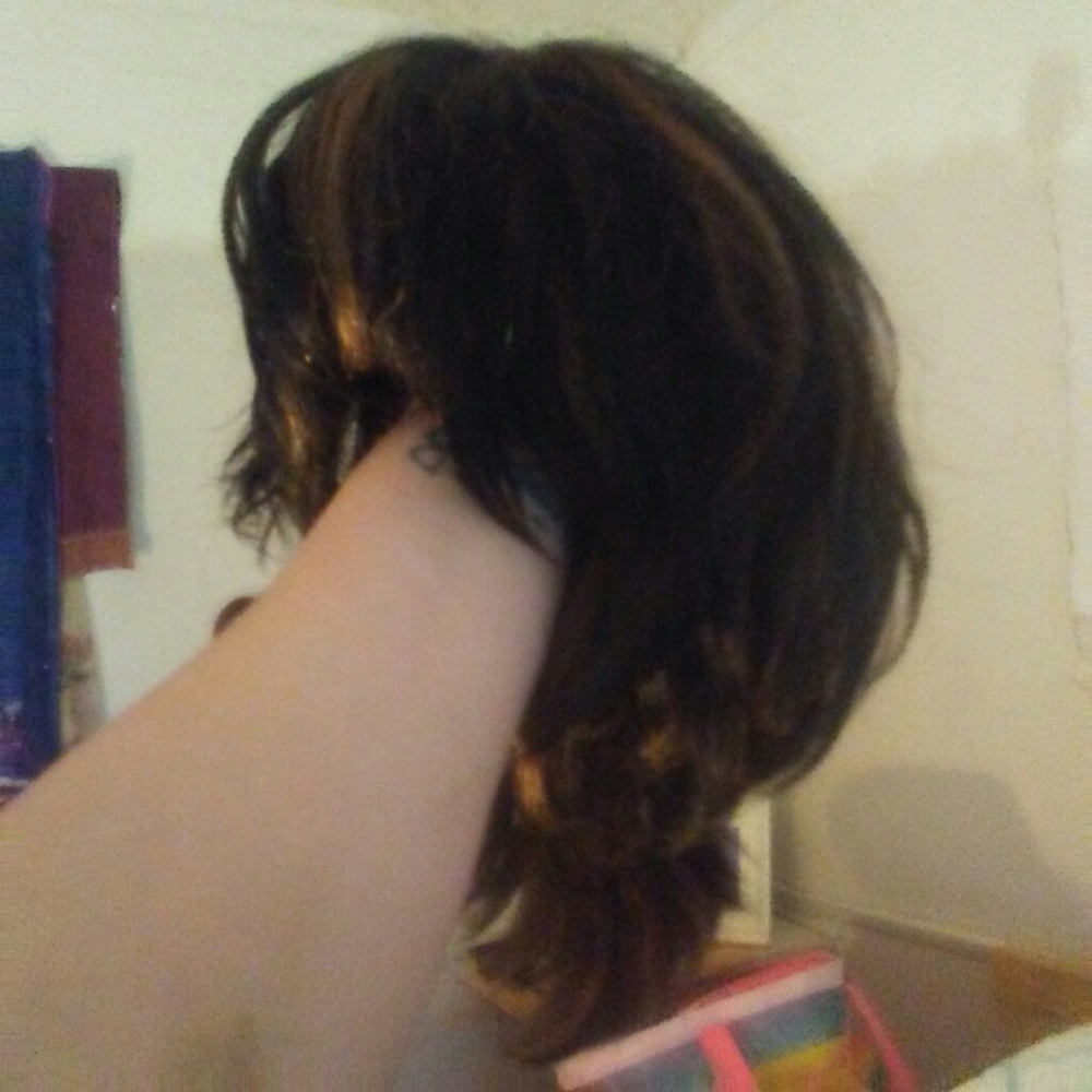 100% human hair wig never been worn